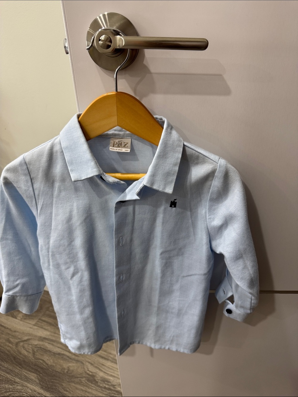 Paz Kids Light Blue Button-Down Shirt